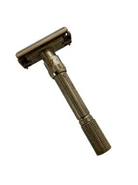 Vintage Gillette K1 Slim Adjustable Double Edge Safety Razor 1965 USA